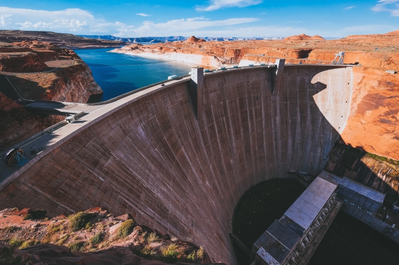 A dam on the Colorado River